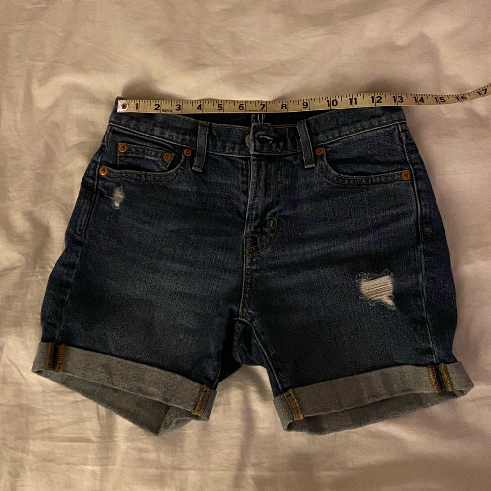 Gap blue mid rise denim